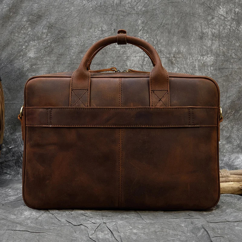 Pasta Maleta Vitorini em Couro Legítimo Rustic 15.6"pol.