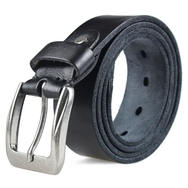 Cinto Masculino Casual em Couro Legítimo Vitorini