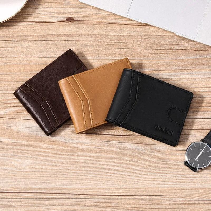 Carteira Masculina em Couro Slim Tyler