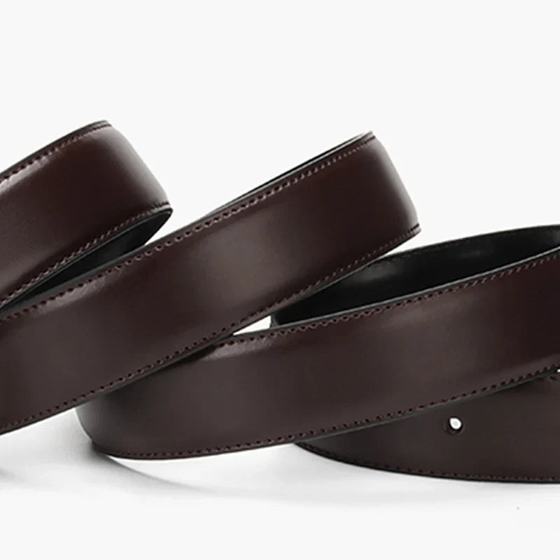 Cinto em Couro Vitorini com Fivela Reversível (ref.372)
