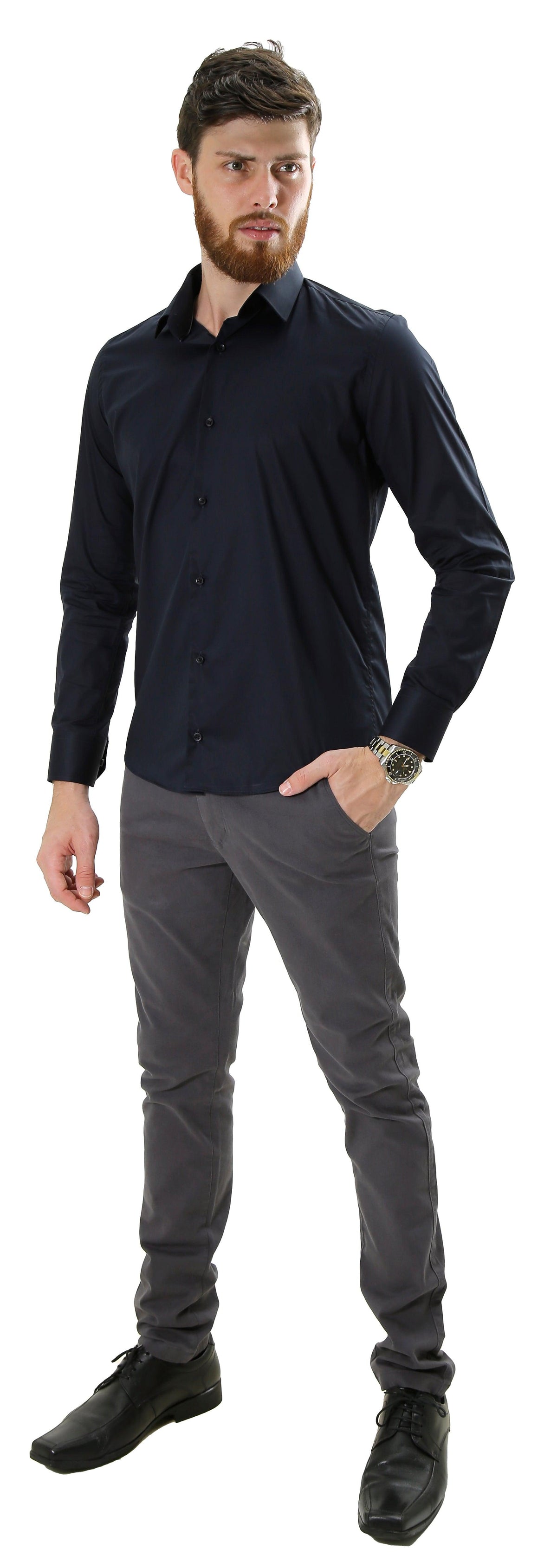 Camisa Social Slim Fio 80 Vitorini