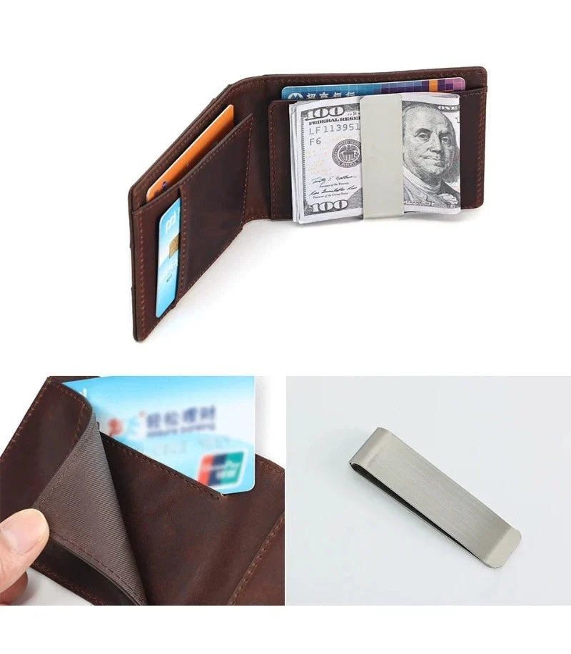 Carteira Slim Vitorini Masculina Suporte AirTag