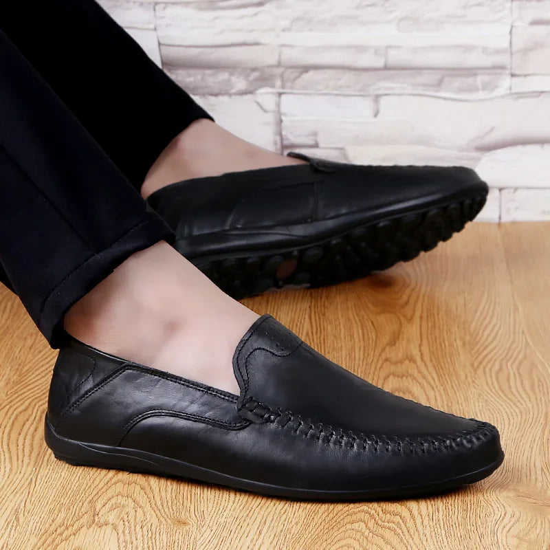 Mocassim Masculino de Couro Vitorini Primo