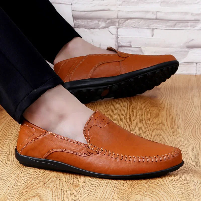 Mocassim Masculino de Couro Vitorini Primo