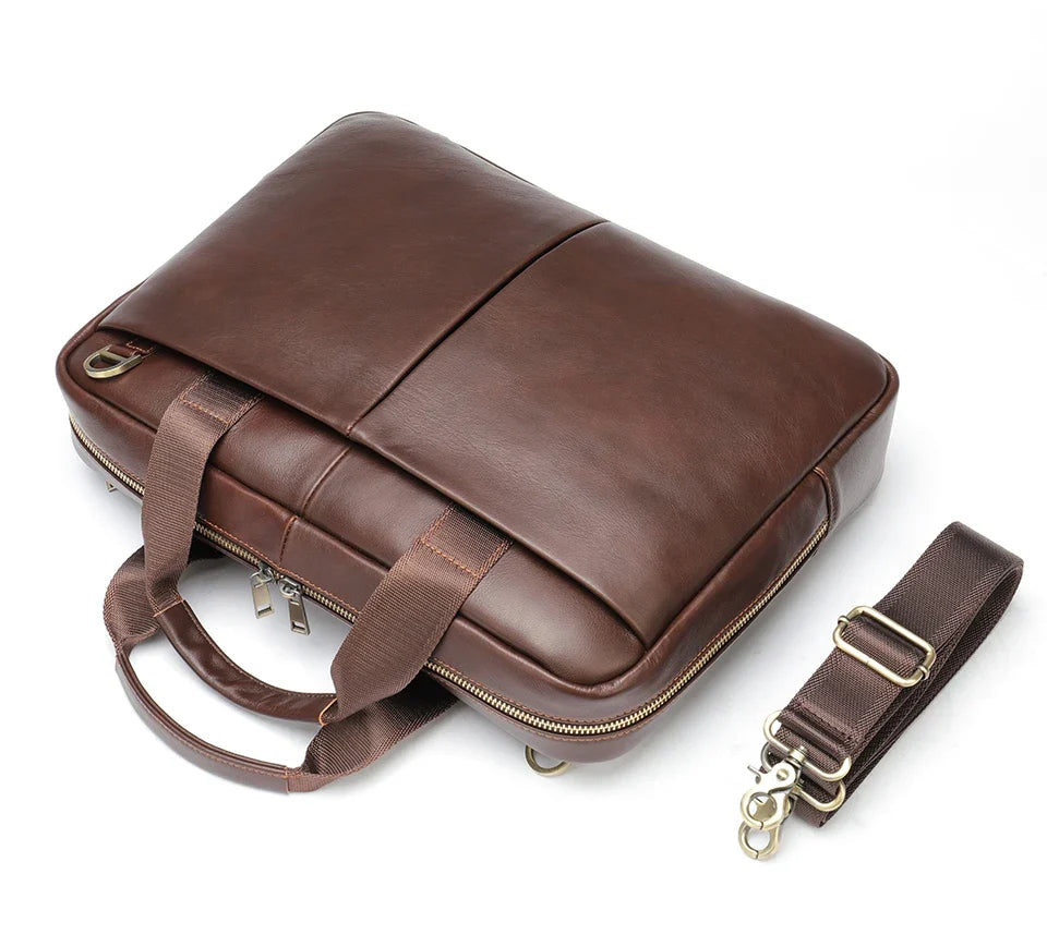 Pasta Executiva Well de Couro Legítimo Vitorini Notebook 15" pol