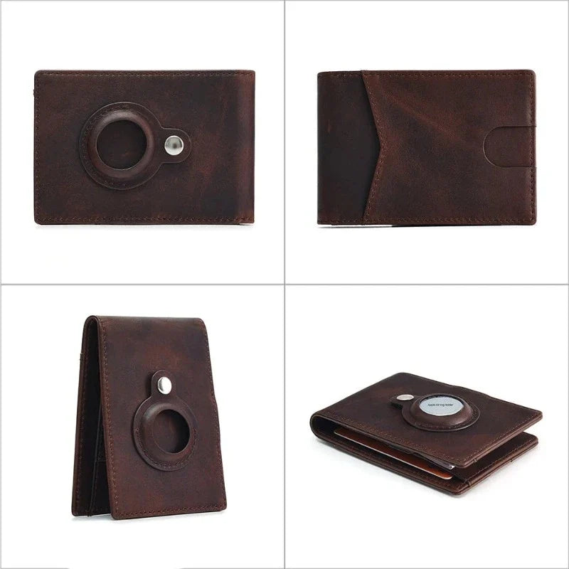 Carteira Slim Vitorini Masculina Suporte AirTag
