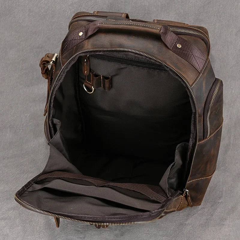 Mochila Vitorini Sartorial em Couro Legítimo