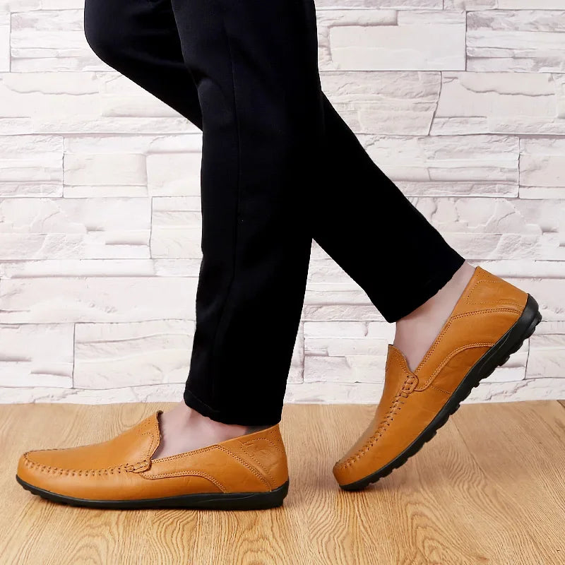 Mocassim Masculino de Couro Vitorini Primo