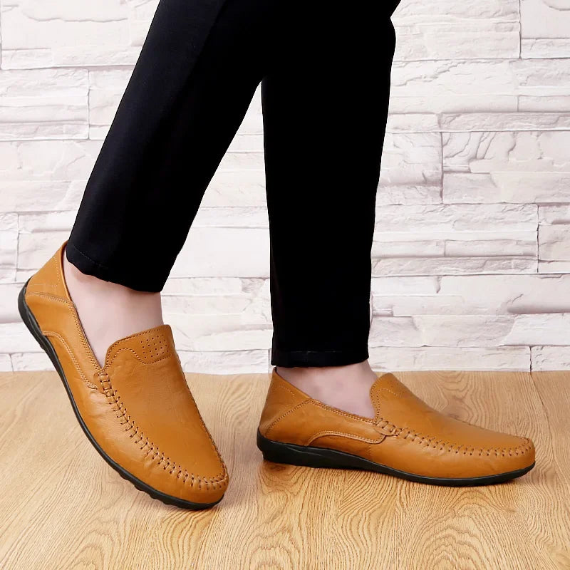 Mocassim Masculino de Couro Vitorini Primo