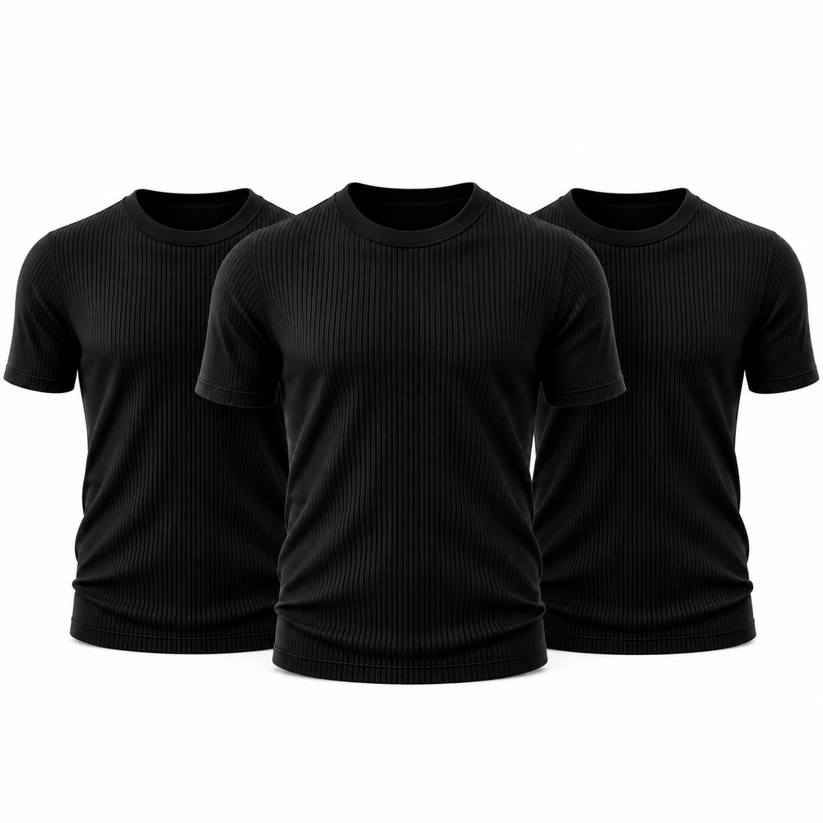 Camiseta Canelada Vitorini - Compre 2 e Leve 3