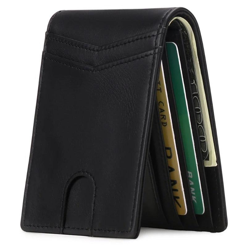 Carteira Masculina em Couro Slim Tyler
