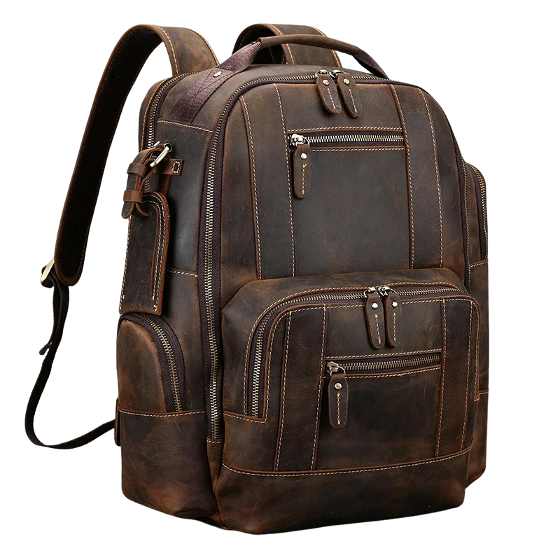 Mochila Vitorini Sartorial em Couro Legítimo
