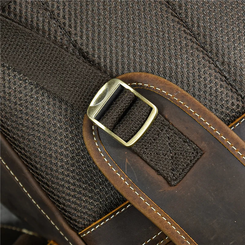 Mochila Vitorini Sartorial em Couro Legítimo