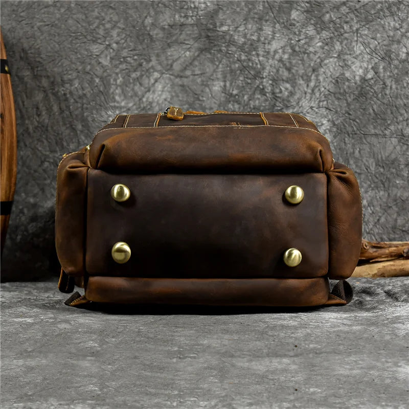 Mochila Vitorini Sartorial em Couro Legítimo