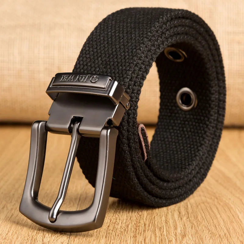 Cinto Casual Masculino Lona Ilhós  Vitorini (Ref.645)