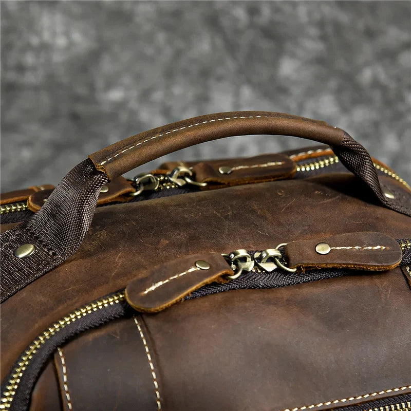 Mochila Vitorini Sartorial em Couro Legítimo