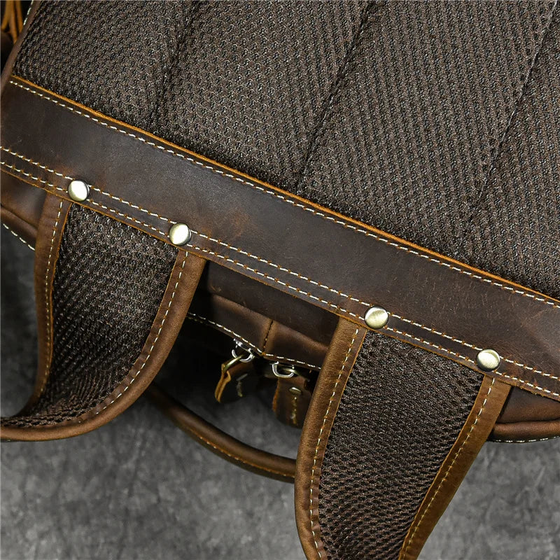 Mochila Vitorini Sartorial em Couro Legítimo