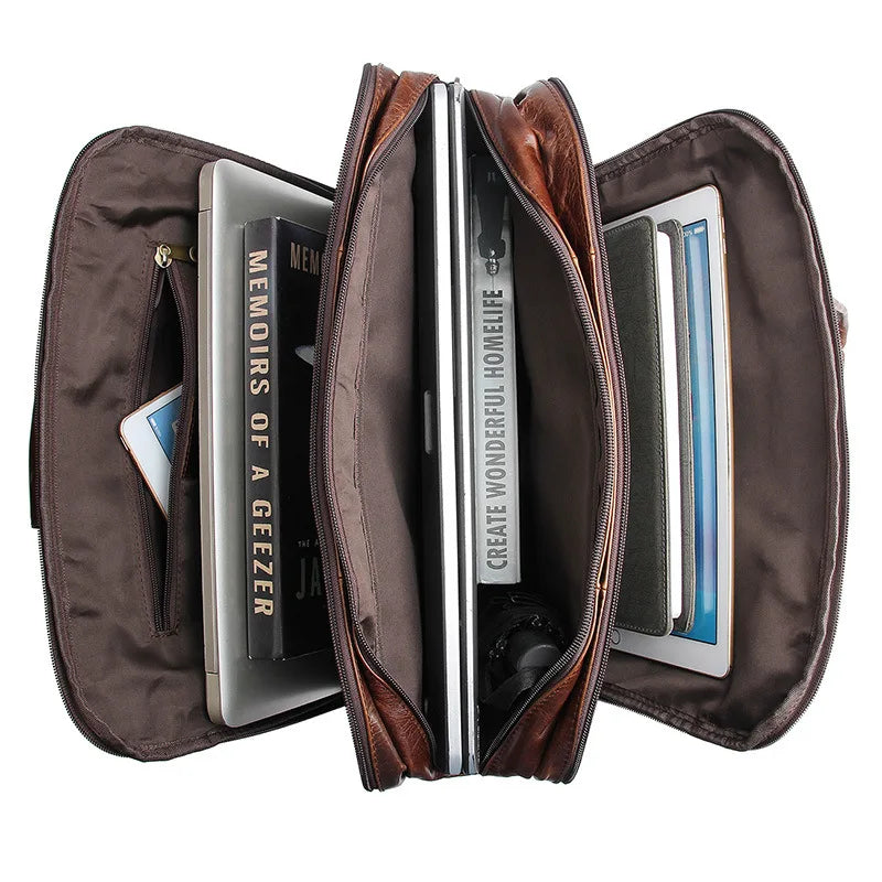Pasta Executiva de Couro Vitorini Eib Notebook 15,6" pol