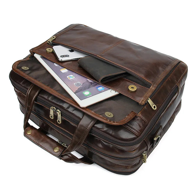Pasta Executiva de Couro Vitorini Eib Notebook 15,6" pol