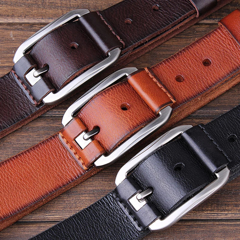 Cinto Masculino em Couro Legítimo Class Vitorini Ref.1212