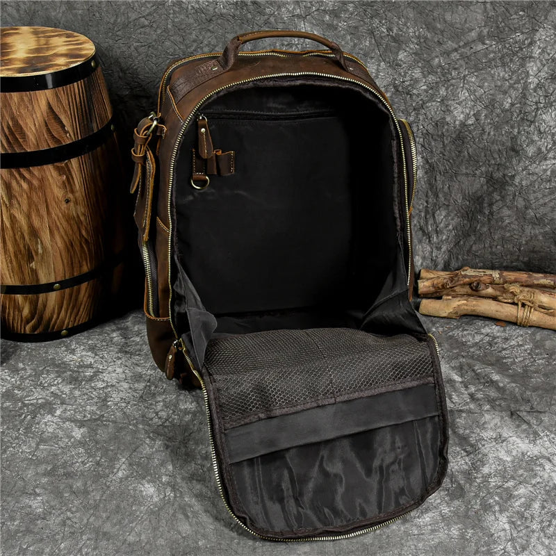 Mochila Vitorini Sartorial em Couro Legítimo