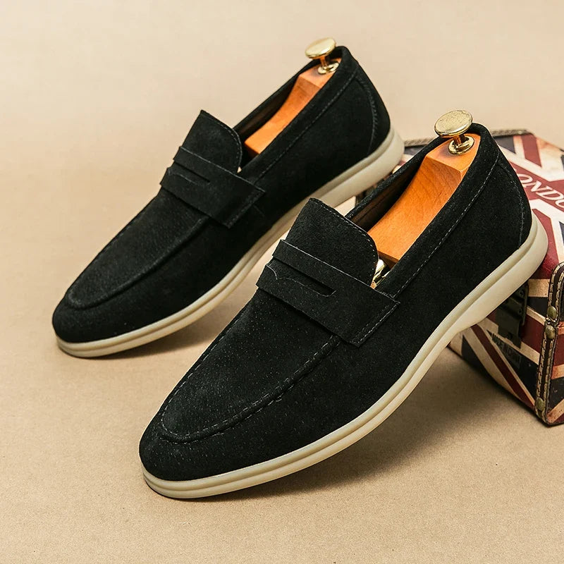 Mocassim Loafer Camurça - Egon Vitorini