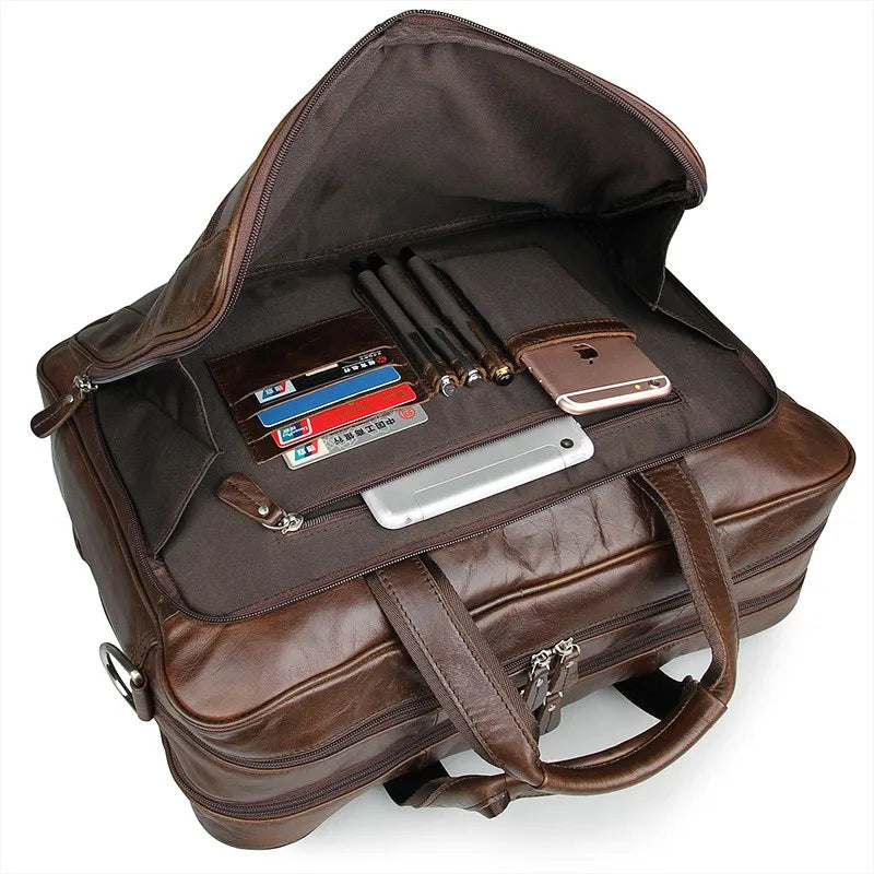 Pasta Bolsa de Couro Executiva Full Office Vitorini Ref.098