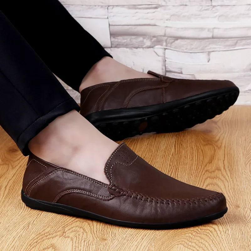 Mocassim Masculino de Couro Vitorini Primo