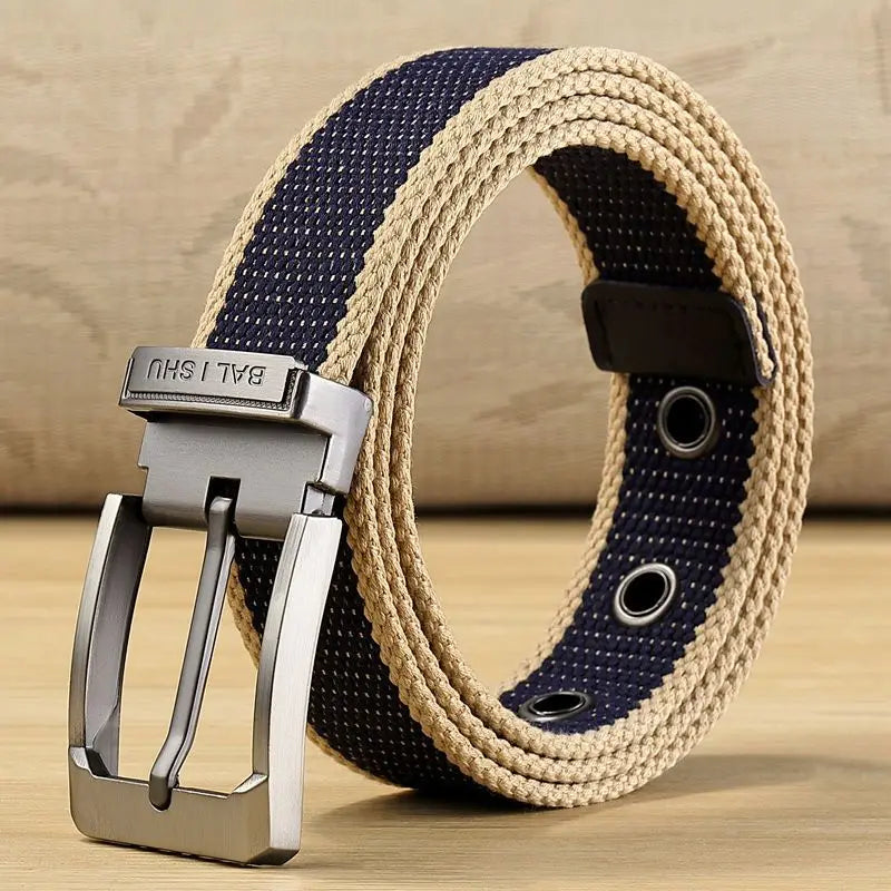 Cinto Casual Masculino Lona Slim Vitorini ref.646