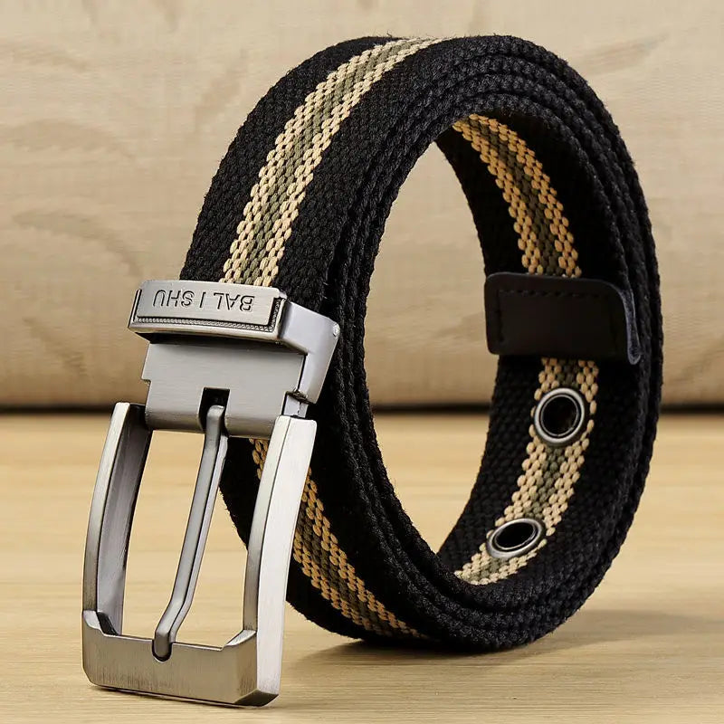 Cinto Casual Masculino Lona Slim Vitorini ref.646