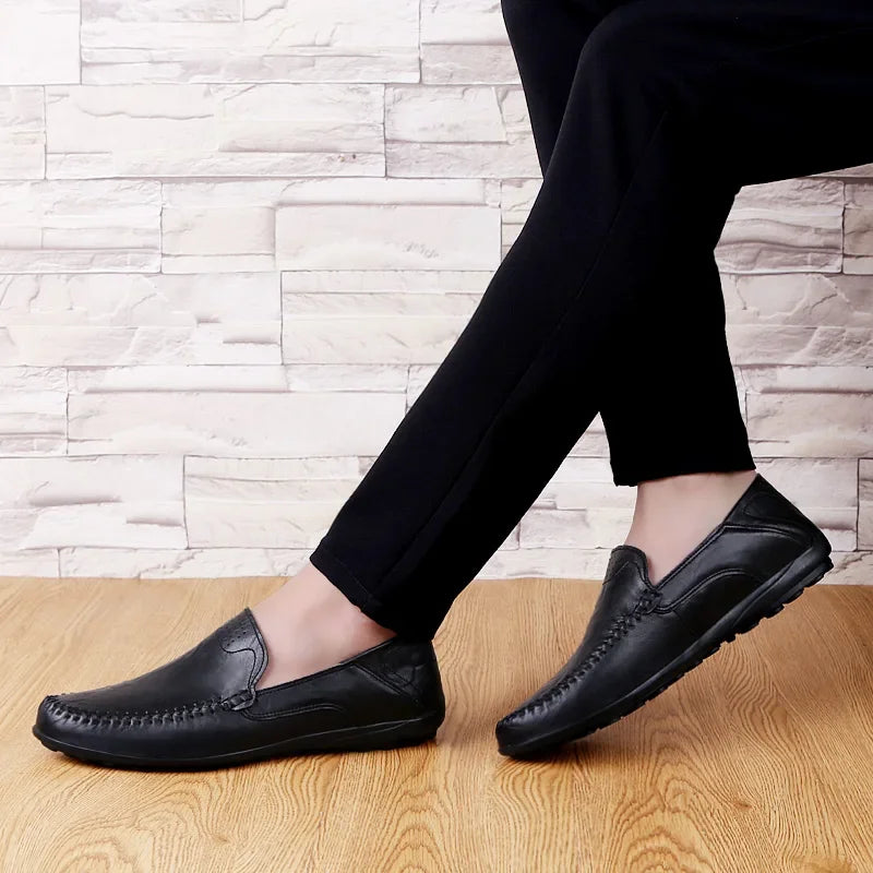 Mocassim Masculino de Couro Vitorini Primo