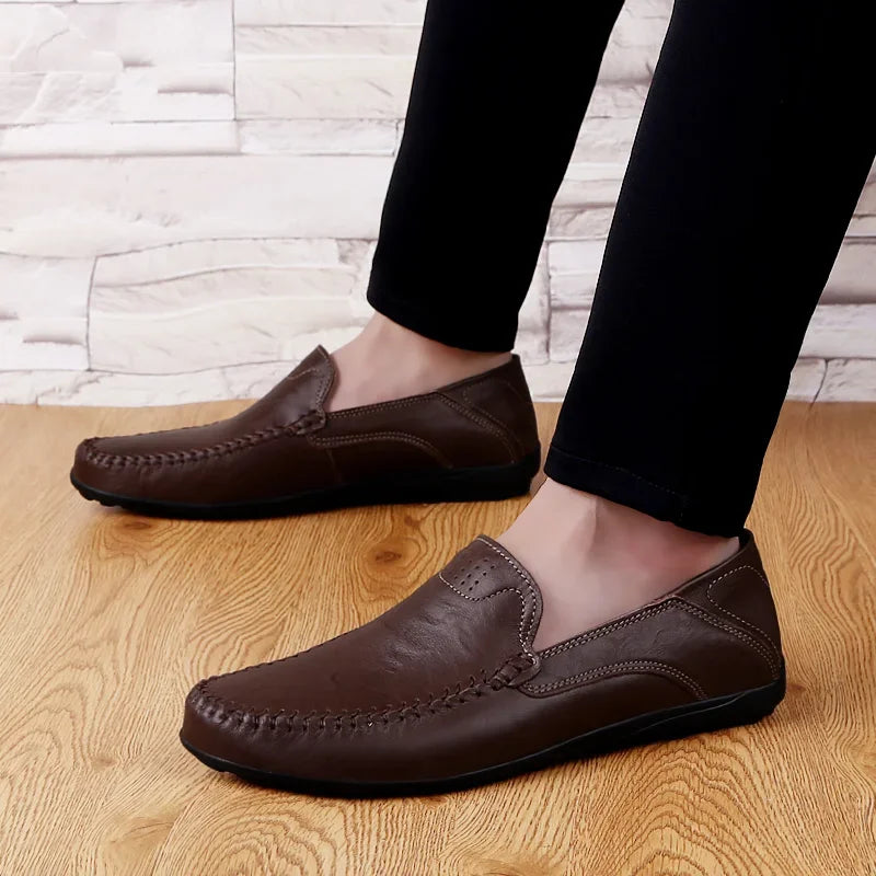 Mocassim Masculino de Couro Vitorini Primo