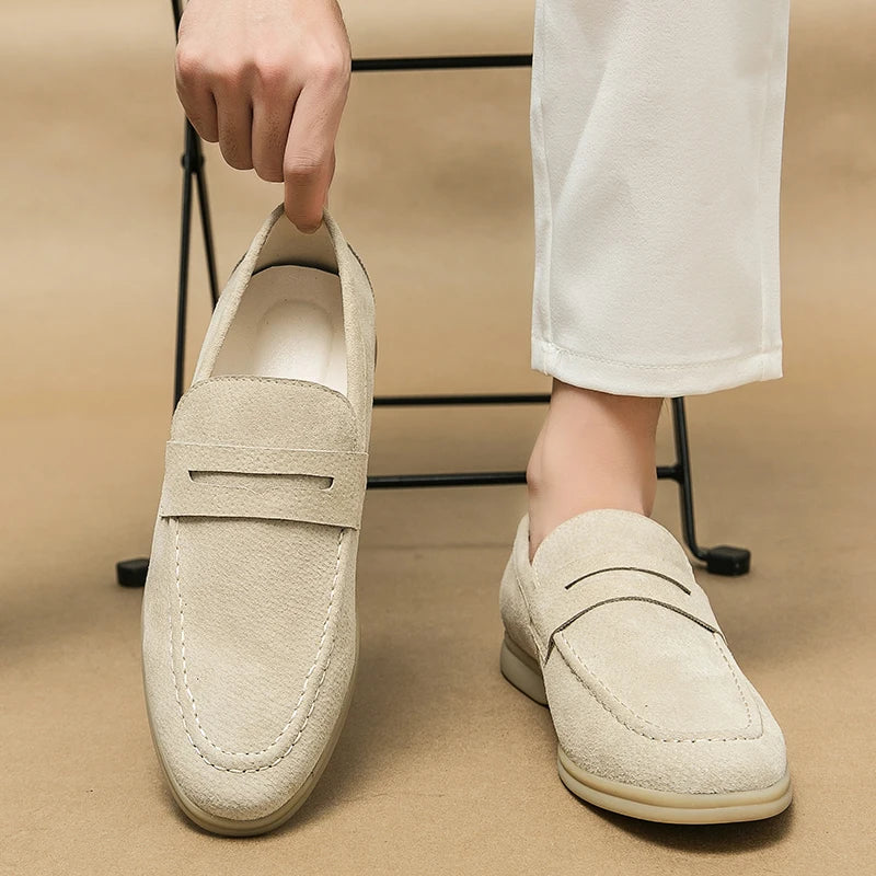 Mocassim Loafer Camurça - Egon Vitorini