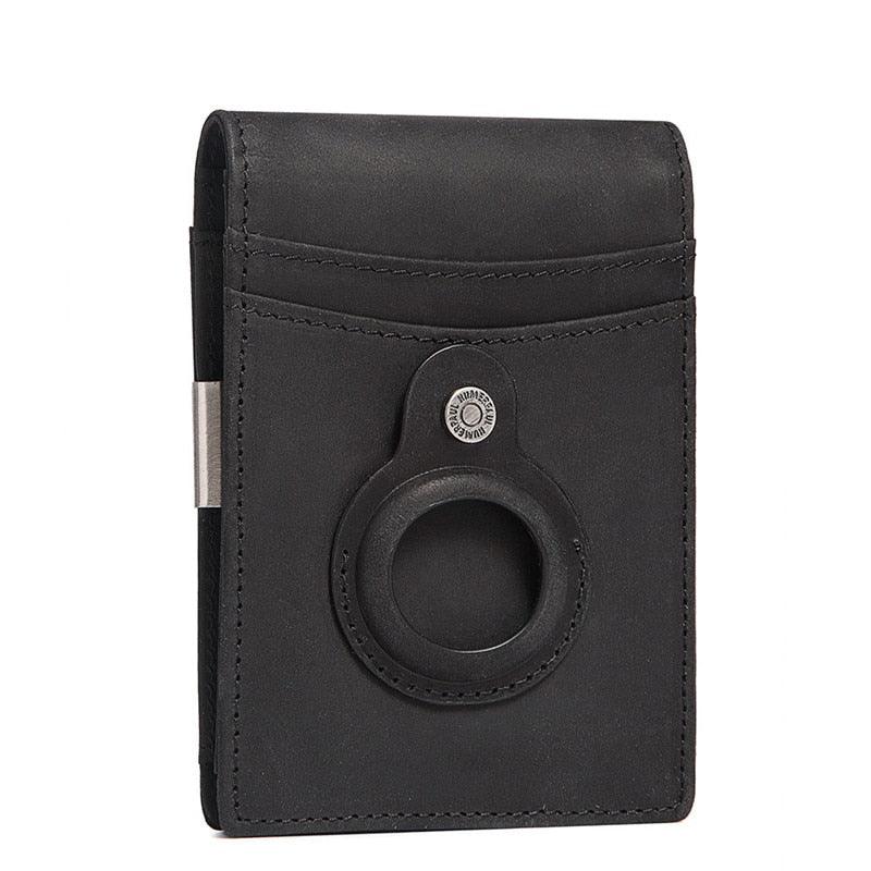 Carteira Masculina em Couro Suporte Airtag Vitorini
