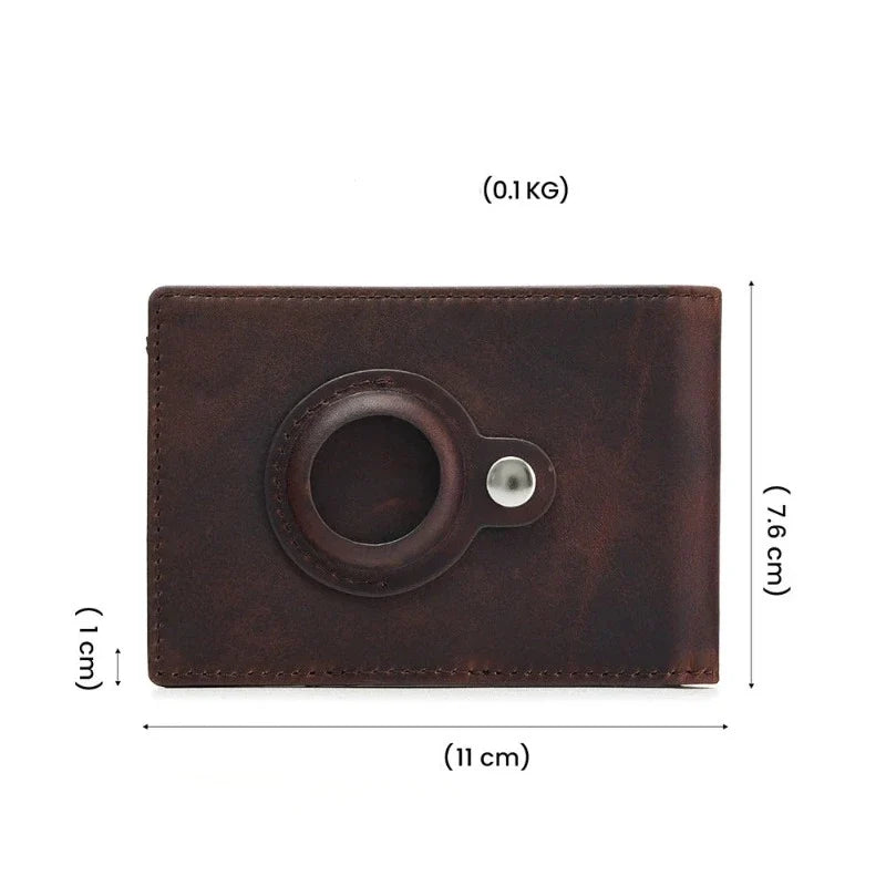 Carteira Slim Vitorini Masculina Suporte AirTag