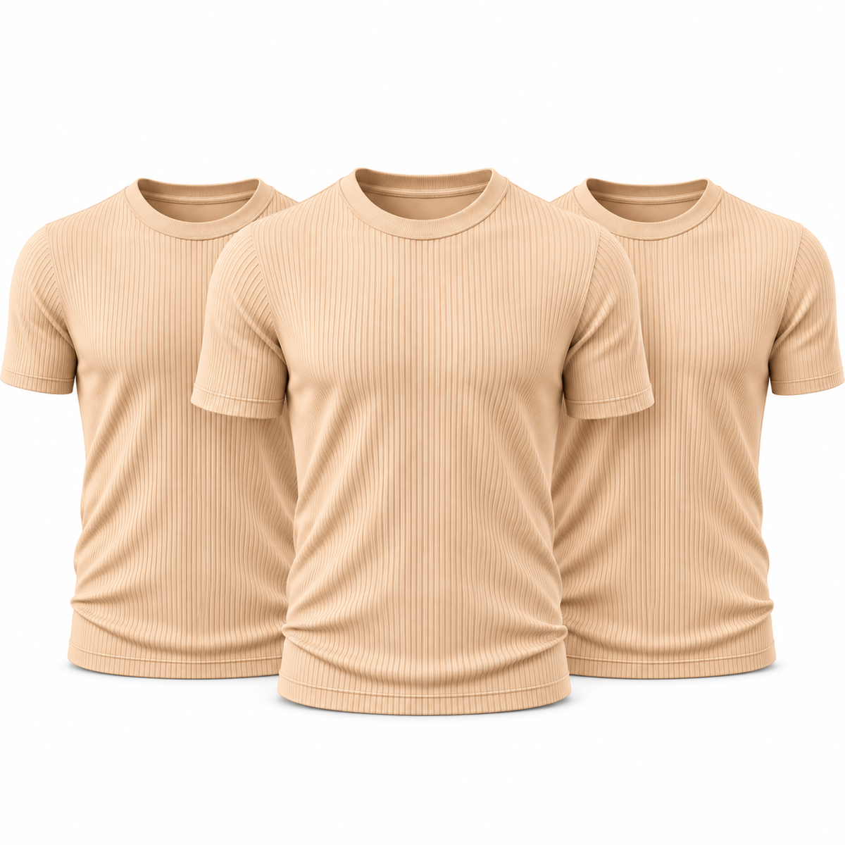 Camiseta Canelada Vitorini - Compre 2 e Leve 3