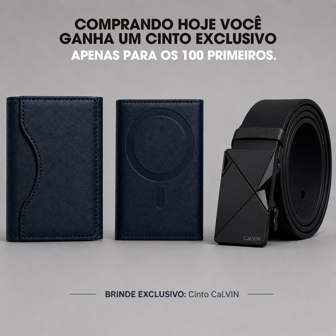 Carteira Slim Supreme MagSafe + Brinde Exclusivo